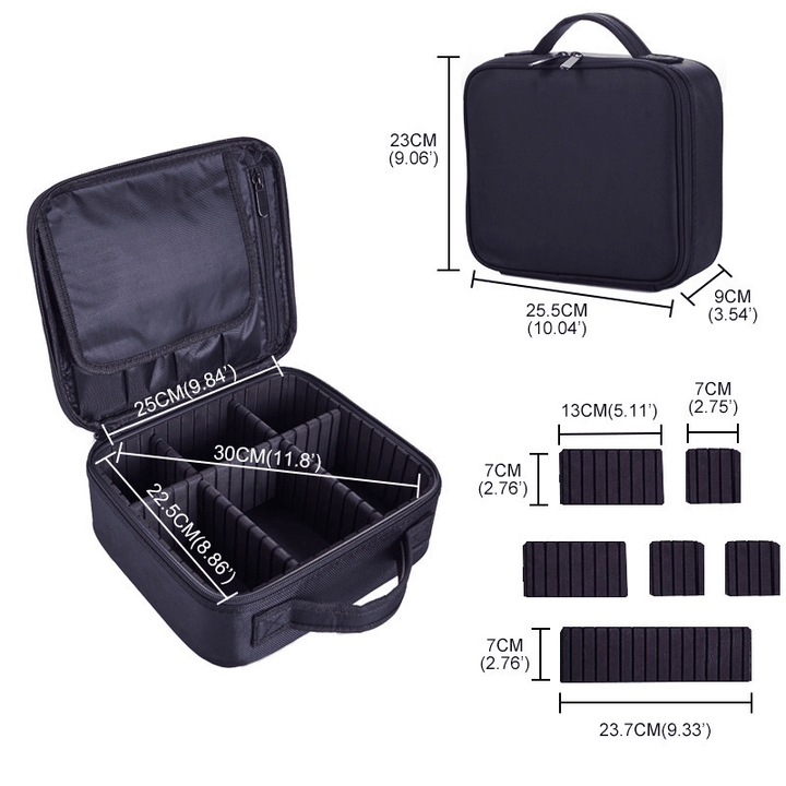 Ipree® Travel Cosmetic Makeup Bag Wash Organizer Storage Box - MRSLM