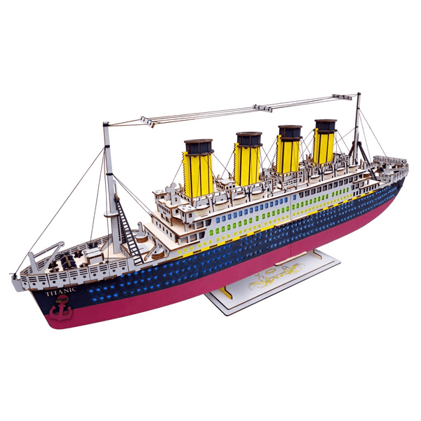 Titanic 3D Jigsaw Puzzle Laser - MRSLM