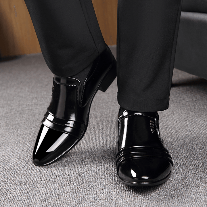 Soft Leather Formal Business Dress Shoe Oxfords - MRSLM