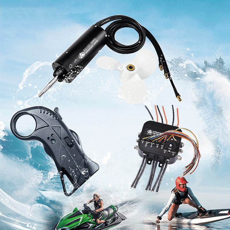FIRDUO 200A Electronically Controlled ESC Water Ski with Remote Control Motors ESC Sets Surfboard Boat Propeller - MRSLM