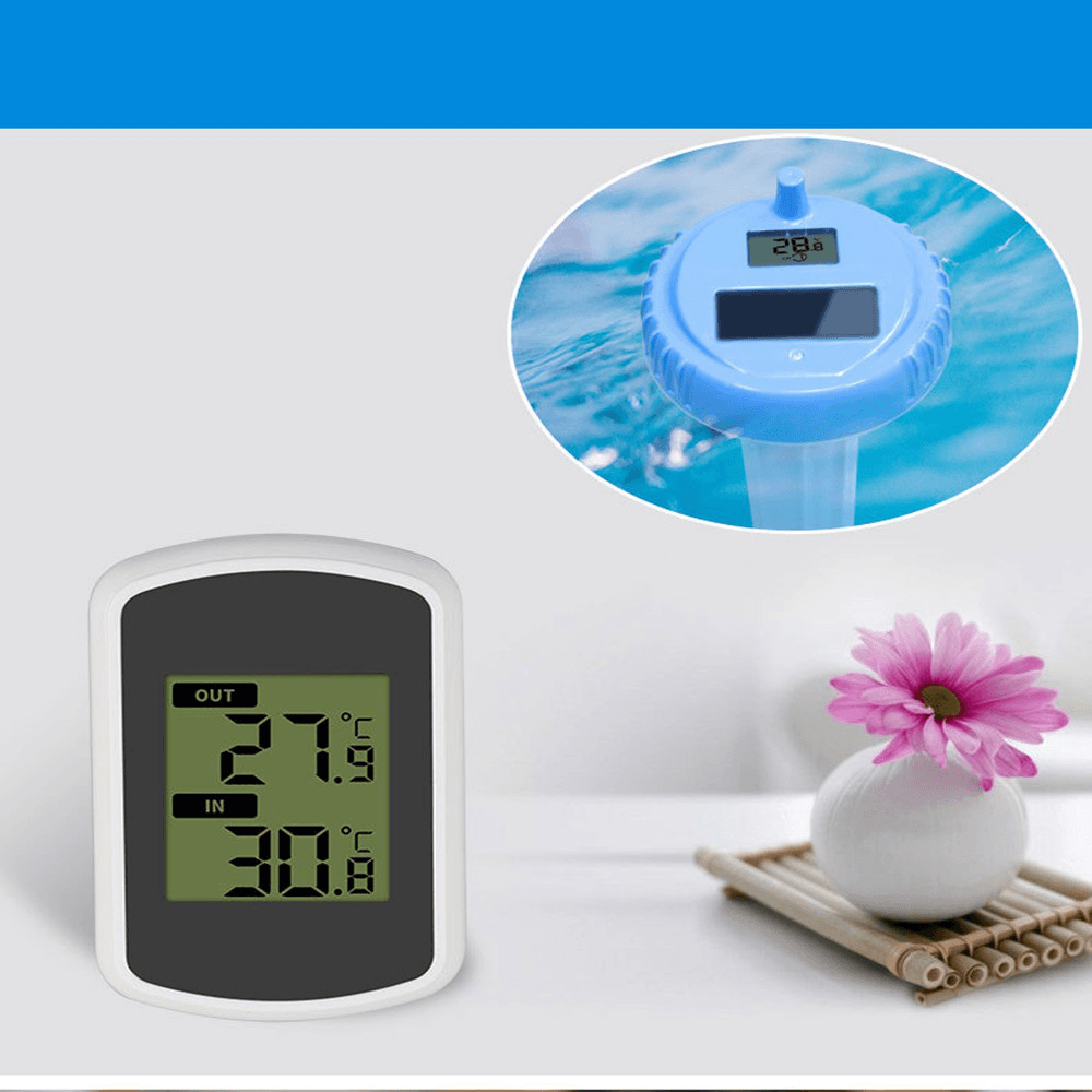 TS-WS-42 Floating Swimming Pool Solar Energy Wireless Thermometer Swimming Pool Water Temperature Meter - MRSLM
