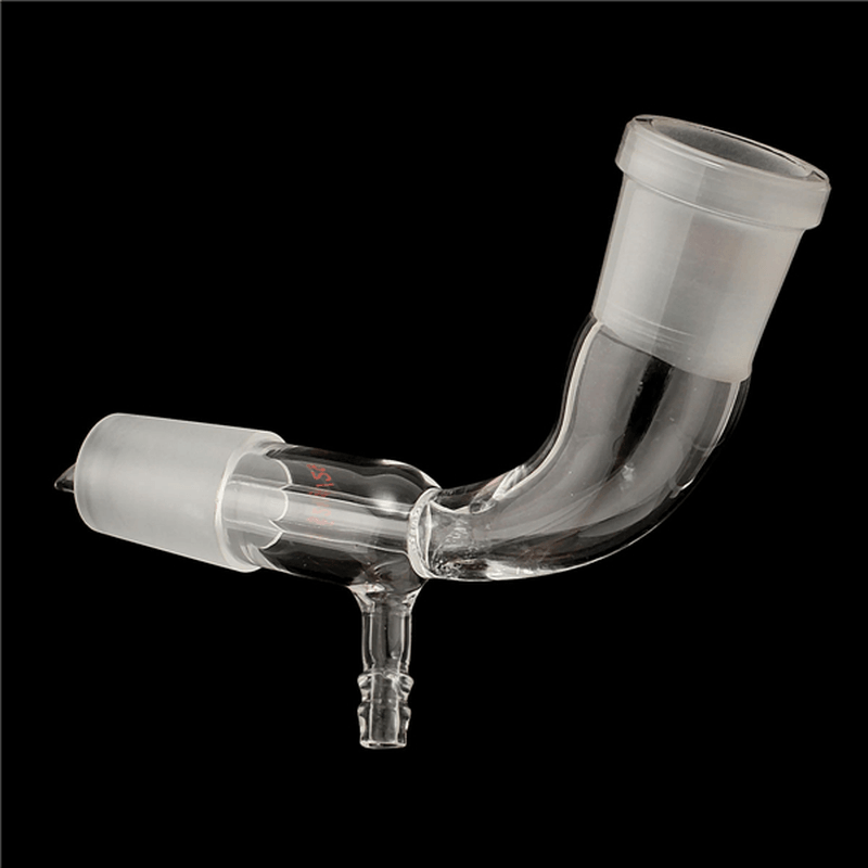 24/29 Glass Bend Connector Tube Vacuum Distillation Take off Adapter - MRSLM