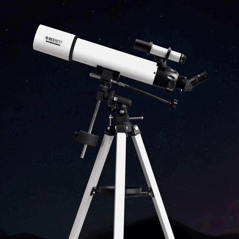 BEEBEST XA90 Professional Refractive Astronomical Telescope 90Mm Aperture Fully-Coated Glass German Equatorial Telescope - MRSLM