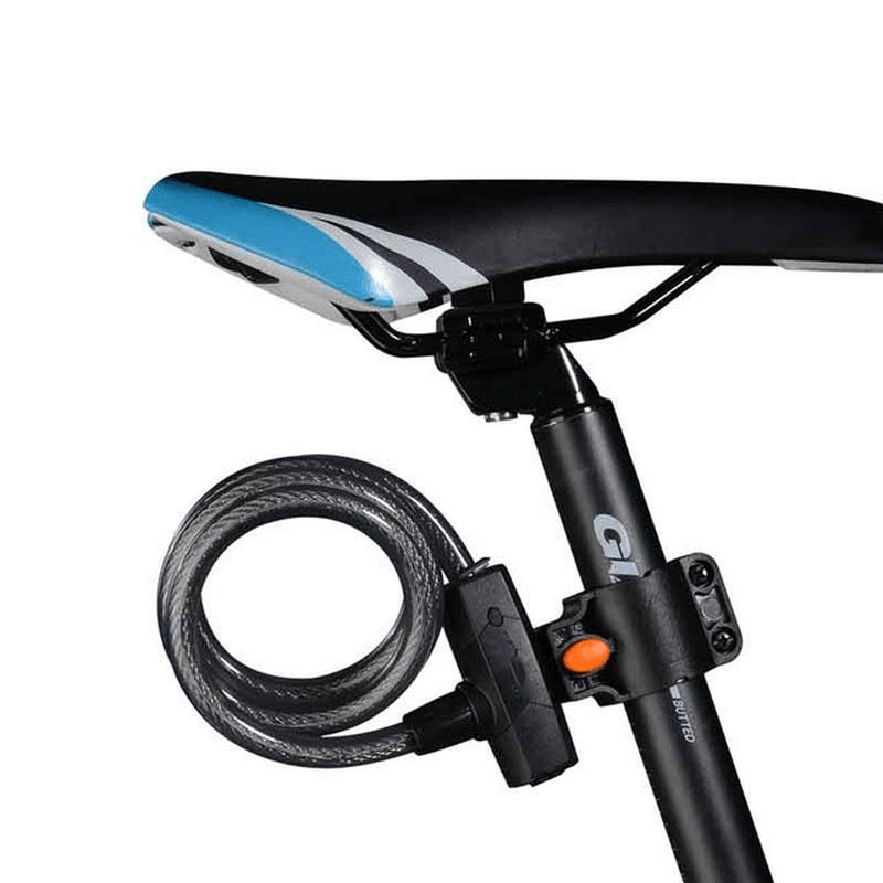 XANES 1.2M Mutifunction Anti-Theft Bike Lock Safe Tail Light Lock Usb Rechargeable Rainproof - MRSLM