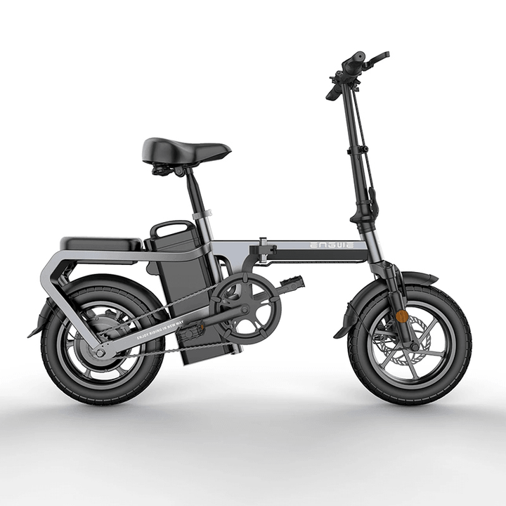 [US DIRECT] ENGWE X5 10Ah 48V 240W 14In Chainless Folding Electric Bike with Removable Battery 30Km/H Top Speed E Bike - MRSLM