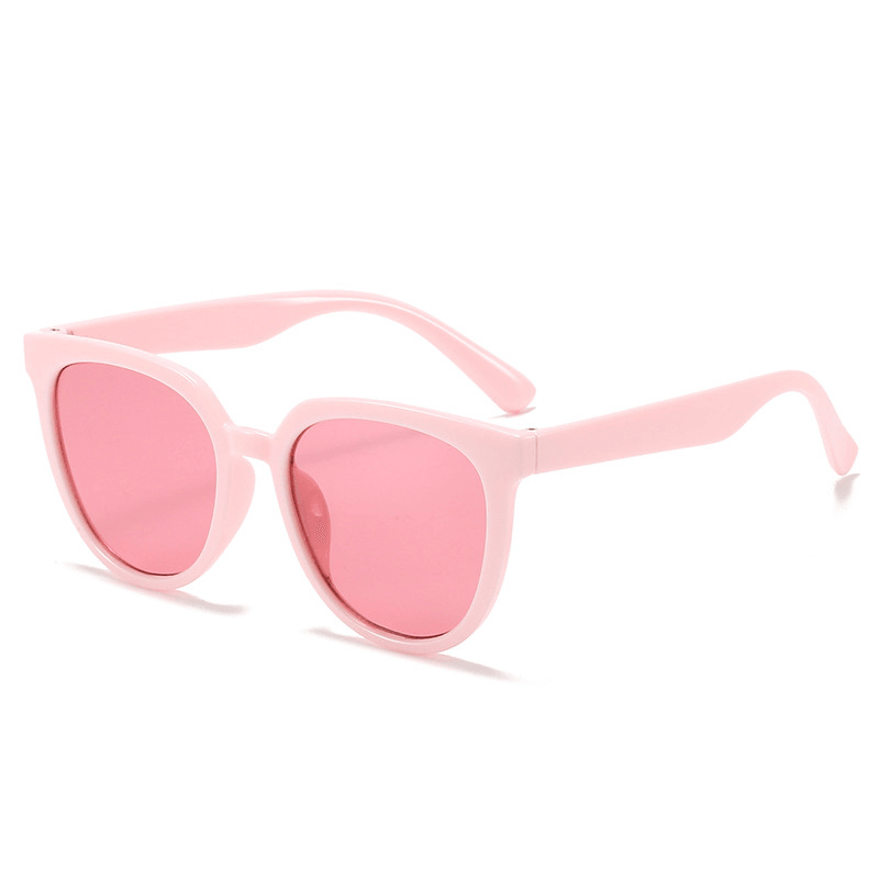 New Milk Tea Color Retro Cat Eye Sunglasses for Ladies - MRSLM