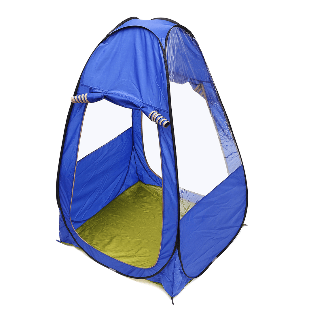1-2 People Outdoor Portable Camping Tent Folding Pop up UV Proof Sunshade Shelter Rainproof Canopy - MRSLM