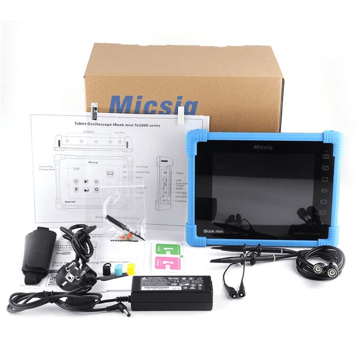 Micsig TO1152 Digital Tablet Oscilloscope 150Mhz 2CH 1G Sa/S Real Time Sampling Rate Automotive Oscilloscopes Kit - MRSLM