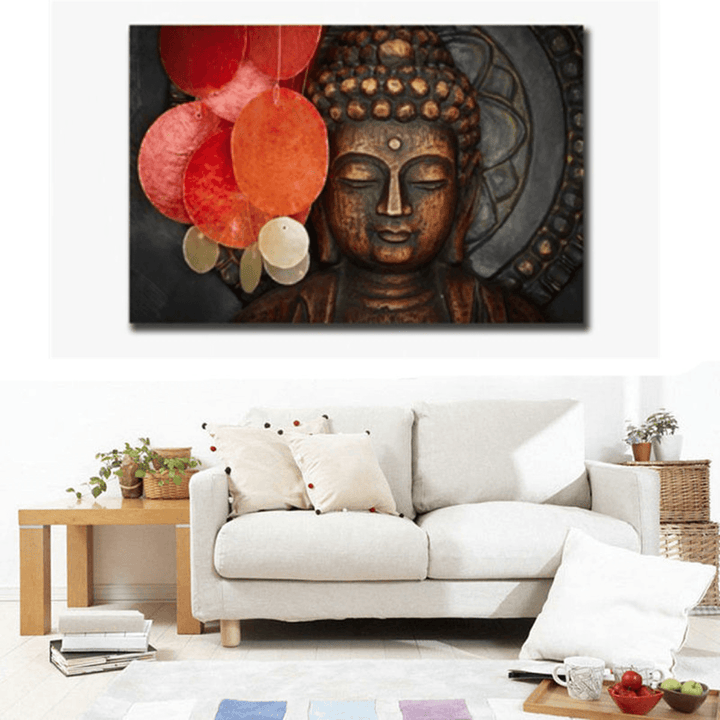 Large Art Prints Home Decor Canvas Painting Wall Art Statue Meditation Paper - MRSLM
