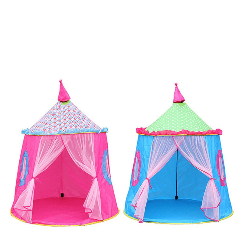 137 X 140CM Portable Princess Tent Indoor Outdoor Children Toy Mini Wigwam - MRSLM