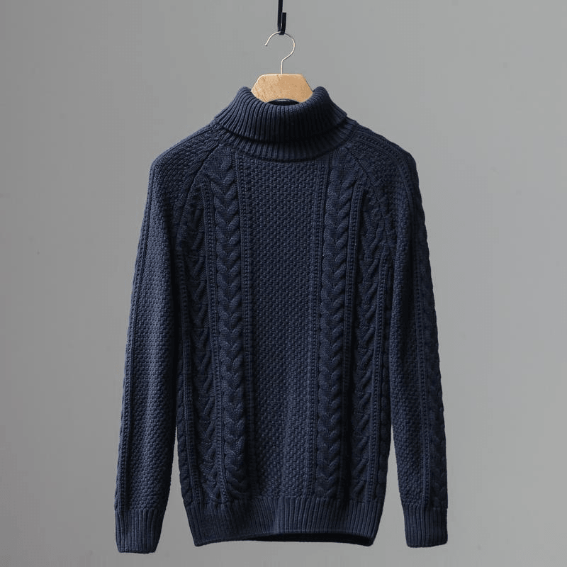 Pure Color Classic Twist Casual Sweater Winter - MRSLM