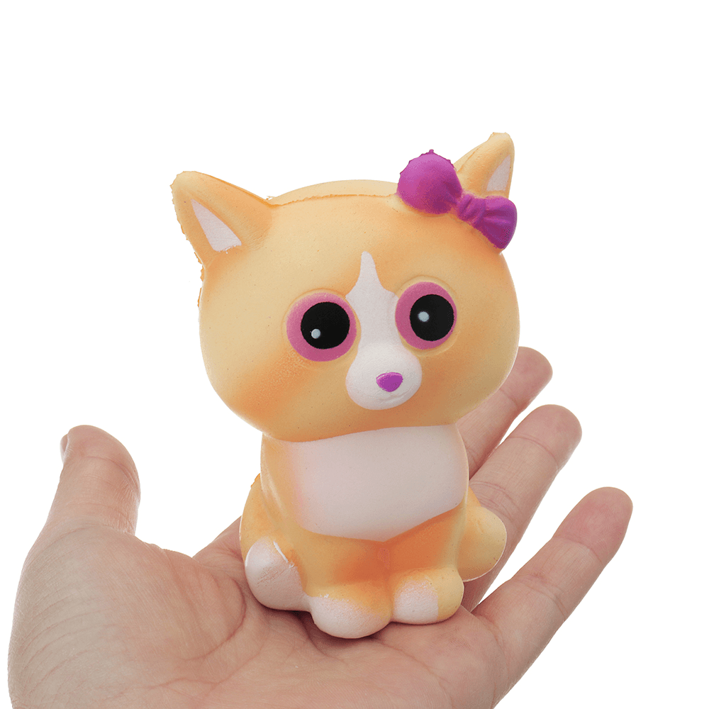 Yellow Cat Squishy 10*6CM Slow Rising with Packaging Collection Gift Soft Toy - MRSLM