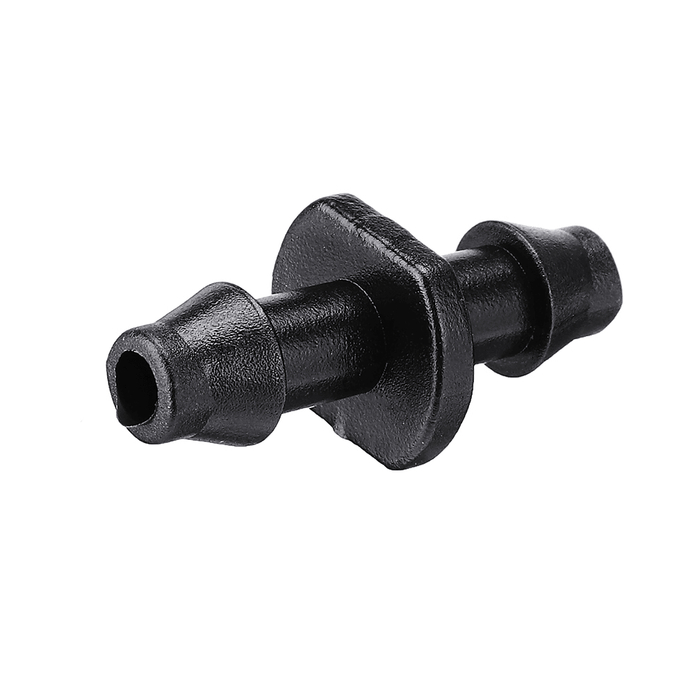 50Pcs 1/4 Inch Irrigation Connector Straight Barbed Double Way Joint Drip Irrigation 4/7 Hose Connector Hose Barb - MRSLM