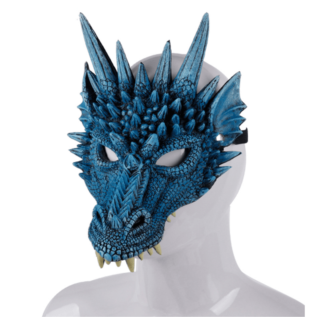3D Animal Dragon Horror Mask Props Halloween Carnival Halloween Party Cosplay - MRSLM