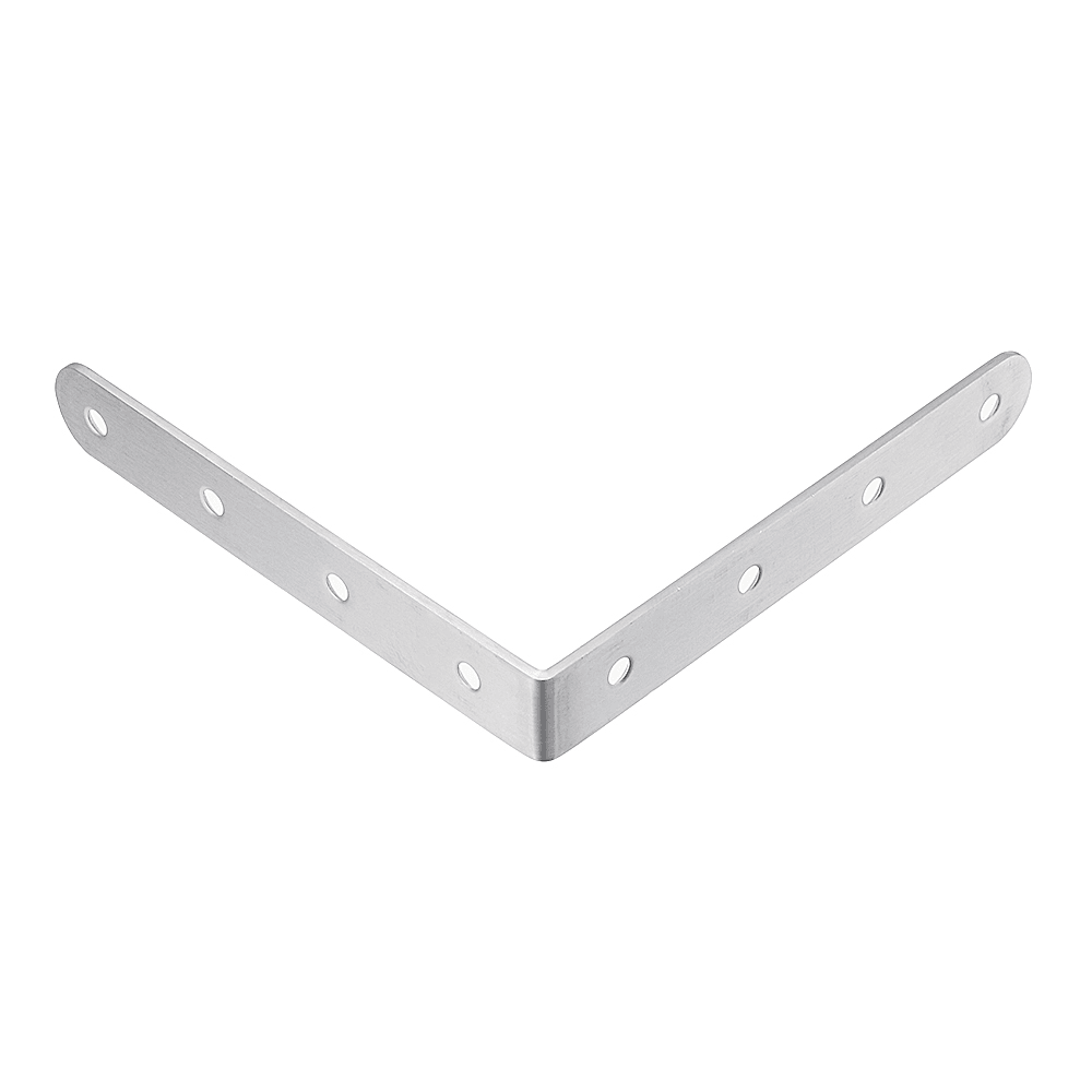 Stainless Steel Corner Braces Joint Code L Shaped Right Angle Bracket Shelf Support for Furniture - MRSLM