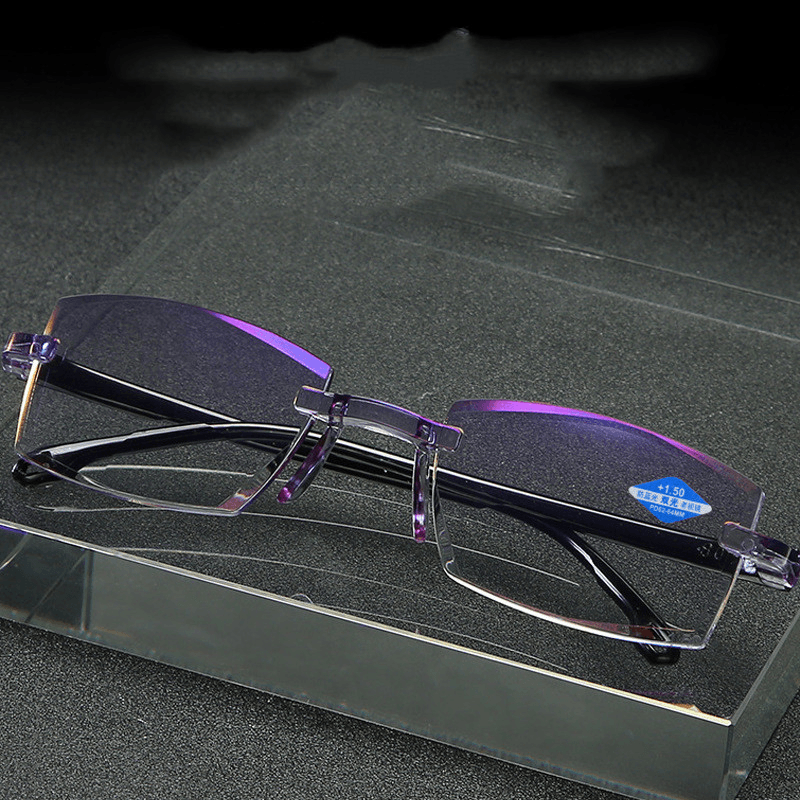 Diamond Cut Dual Light Blue Light Blocking Reading Glasses - MRSLM