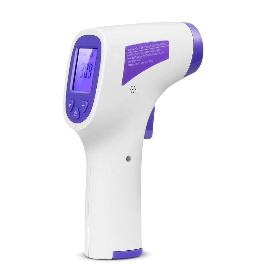 QY-EWQ-01 Forehead Infrared Thermometer LCD Backlight Display Non-Contact Temperature Meter for Body Temperature Measuring - MRSLM