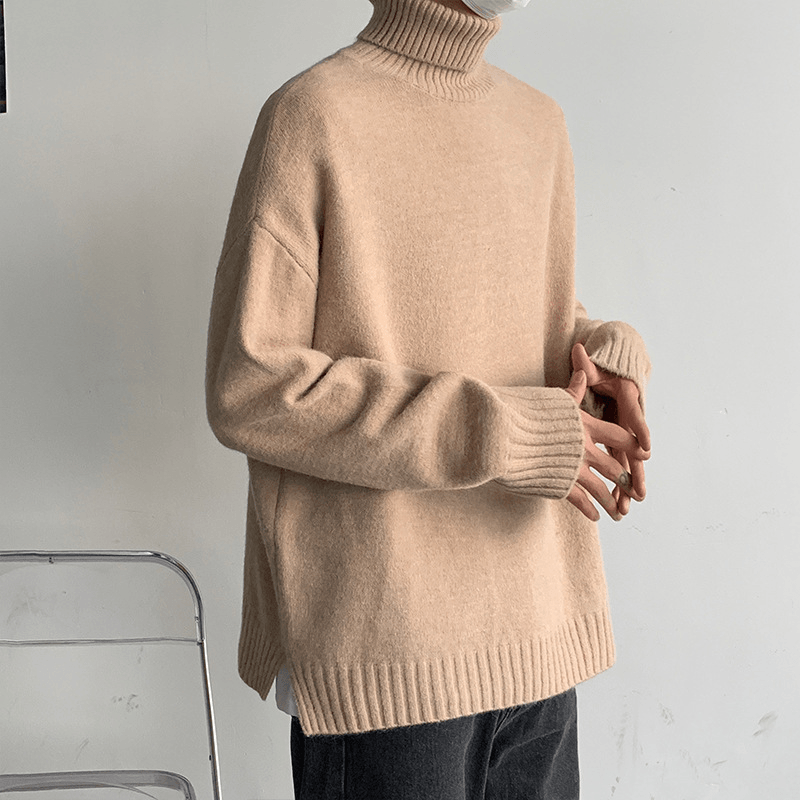 Fashion Turtleneck Sweater Loose - MRSLM