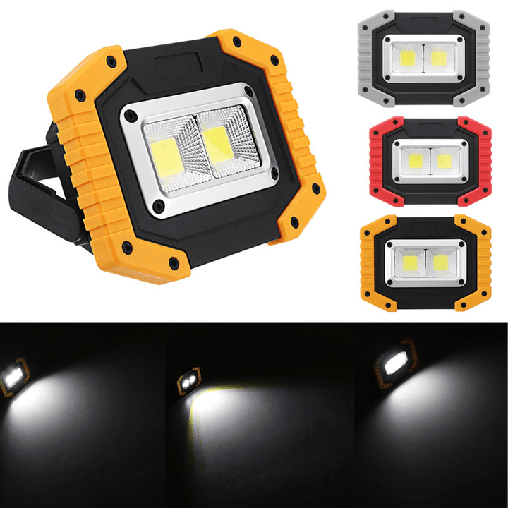 30W USB LED COB Outdoor 3 Modes Work Light Camping Emergency Lantern Flashlight Spotlight Searchlight Camping Light - MRSLM