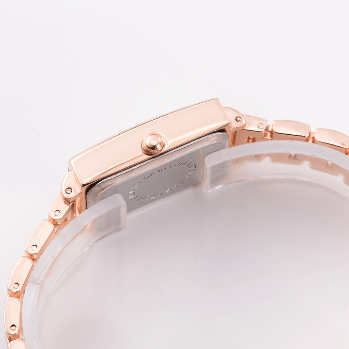 LVPAI G1P288 Elegant Design Women Bracelet Watch Rectangle Full Steel Quartz Watch - MRSLM