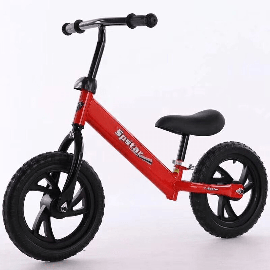 2 Wheels No Pedal Toddler Balance Bike Kids Training Walker Bmx Bike Adjustable Height 89-129Cm for 2-6 Years Old Boys&Girls - MRSLM