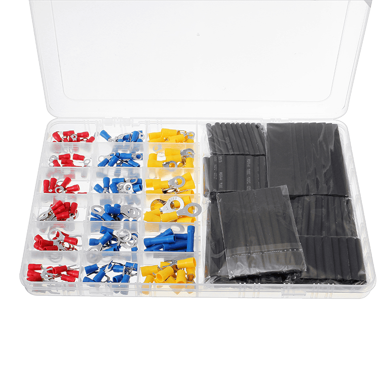 Soloop 434Pcs Combination Nylonterminal Heat Shrinkable Tube with Stickers - MRSLM