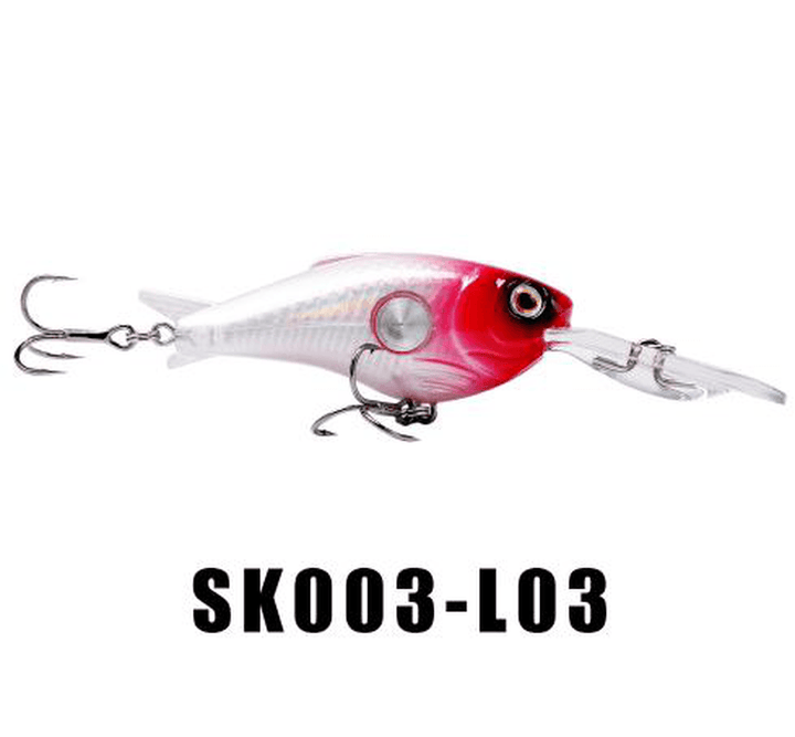Seaknight SK003 1PCS Fishing Lures Floating 1.8M-3.9M 55Mm 10G Crank Artificial Hard Fishing Bait - MRSLM