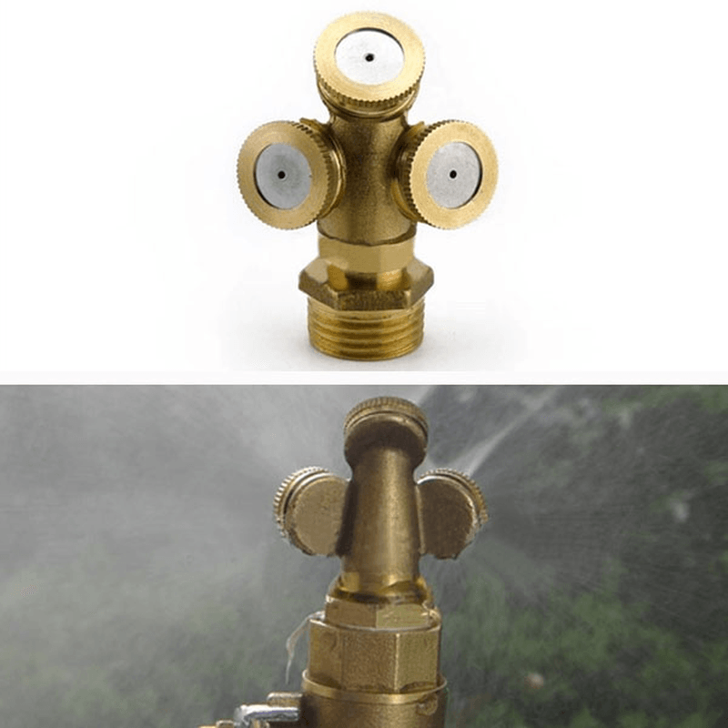 Brass Agricultural Mist Spray Nozzle Garden Irrigation System - MRSLM