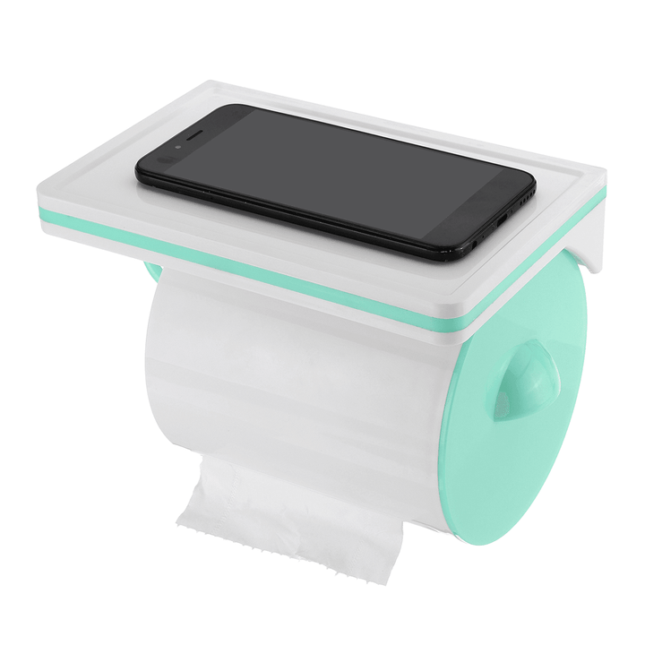 Bathroom Accessory Wall Mounted Toilet Roll Tissue Paper Shelf Holder Tissue Holder - MRSLM