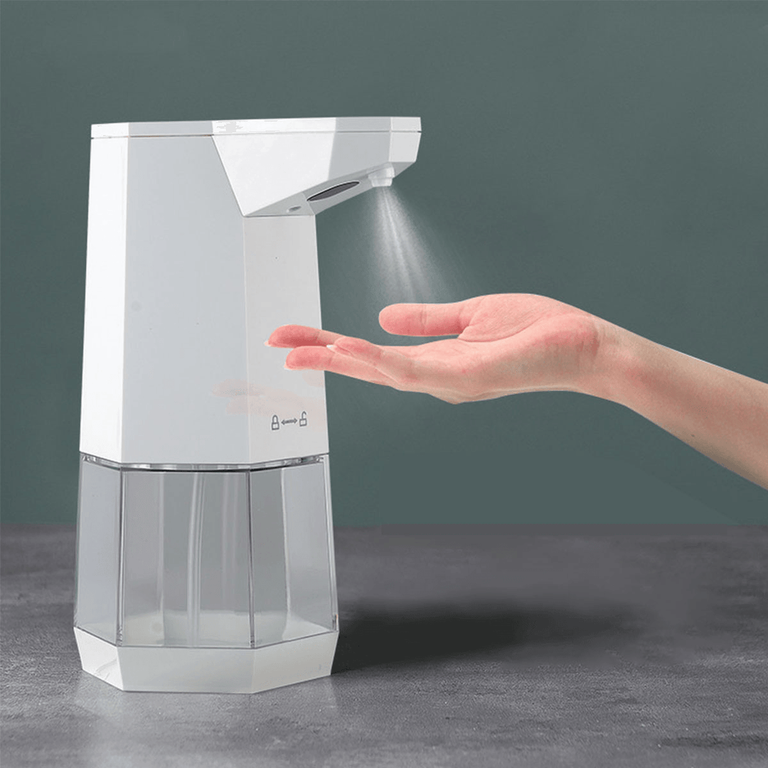 360Ml Automatic Soap Dispenser Touchless Induction Hand Sanitizer Machine Foam Machine Soap Dispenser Bubble Mist Spray - MRSLM