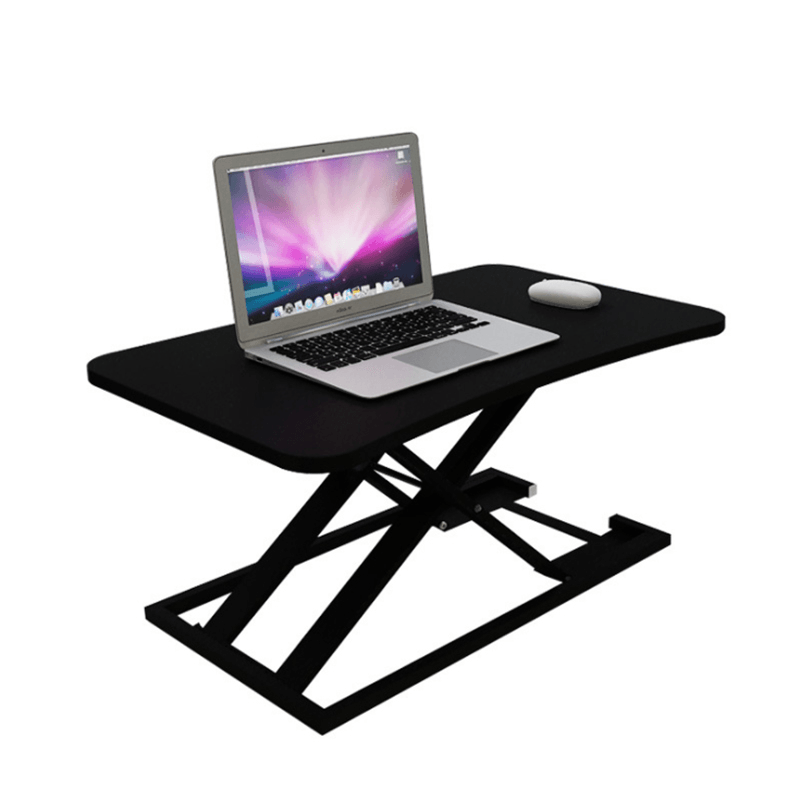 BAIZE 29"X18" Heigh Adjustable Standing Desk Sit to Stand Laptop Desk Computer Laptop Stand Fiberboard Steel for Home Office Study - MRSLM