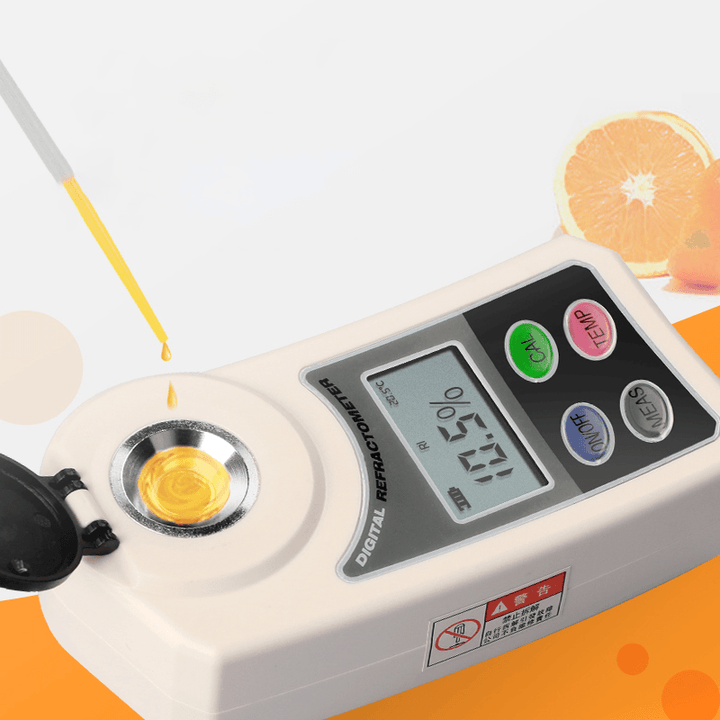 ZMSZ-J Digital Brix Meter Refractometer Fruit Sugar Tester Sweetness Sugar Tester - MRSLM