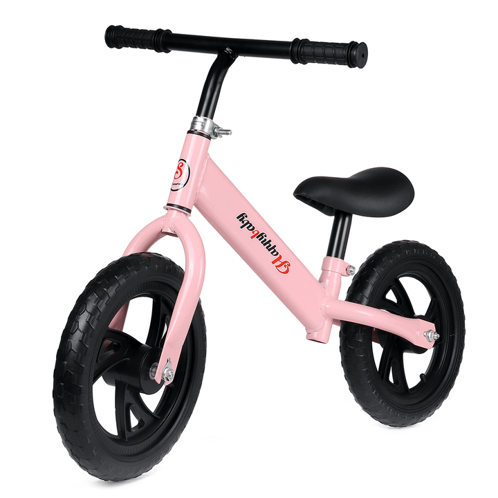 Kids Balance Bike No Pedals Height Adjustable Learning Training Walking Bicycle Balanced Scooter for Boys Girls - MRSLM