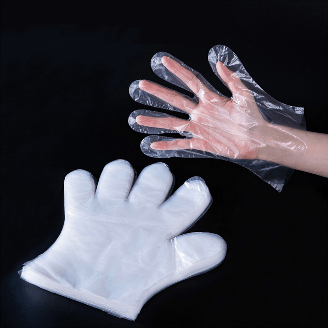 Ipree® 200*Pcs Disposable PE BBQ Gloves Waterproof Glove Food Grade Glove - MRSLM