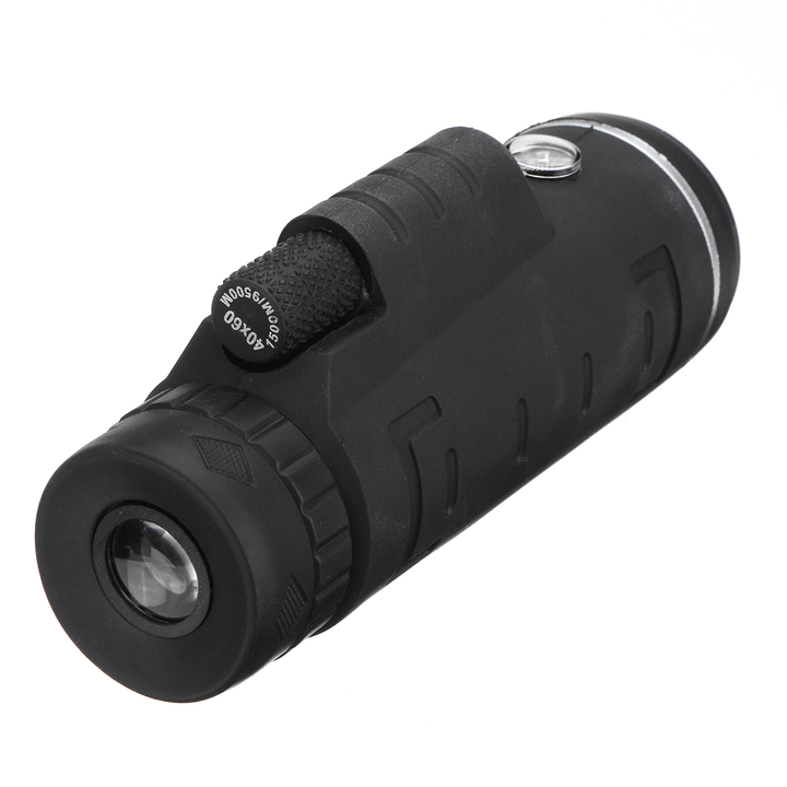 40X60 Monocular HD Optic BAK4 Low Light Night Vision Telescope with Phone Holder Clip Tripod Outdoor Camping - MRSLM