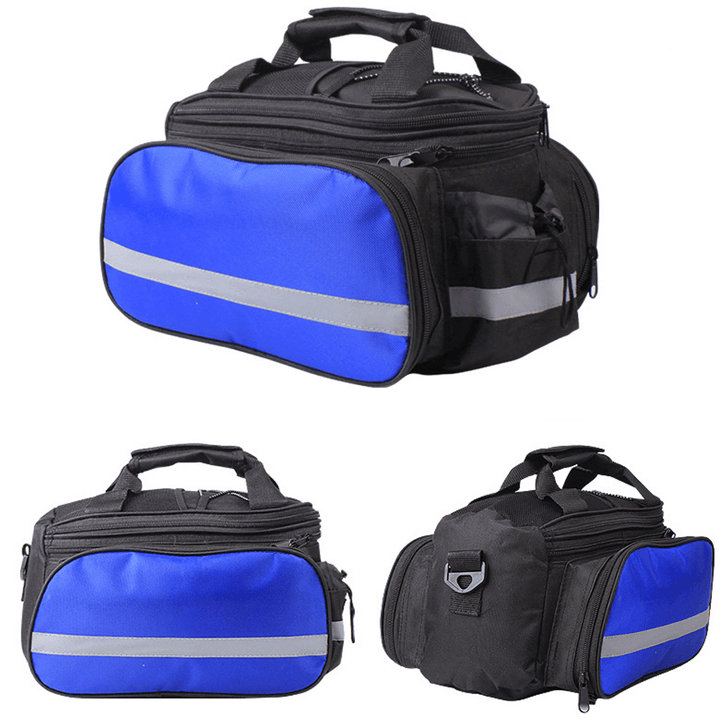 27L Bicycle Riding Package Large Capacity Waterproof Reflective Strips Outdoor Riding Bag - MRSLM
