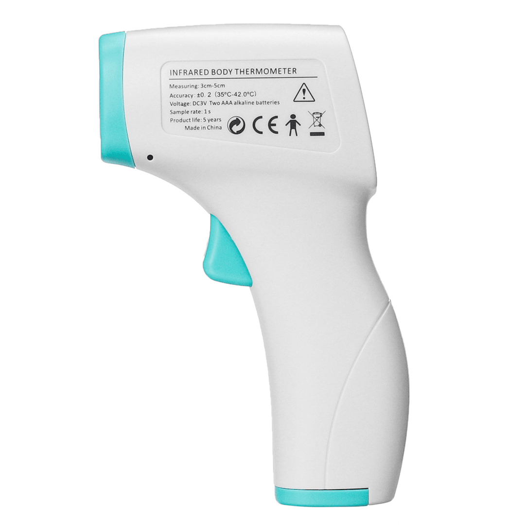 LCD Digital Forehead Body Temperature Meter Non-Contact IR Infrared Thermometer Audlt /Baby Digital Thermometer - MRSLM