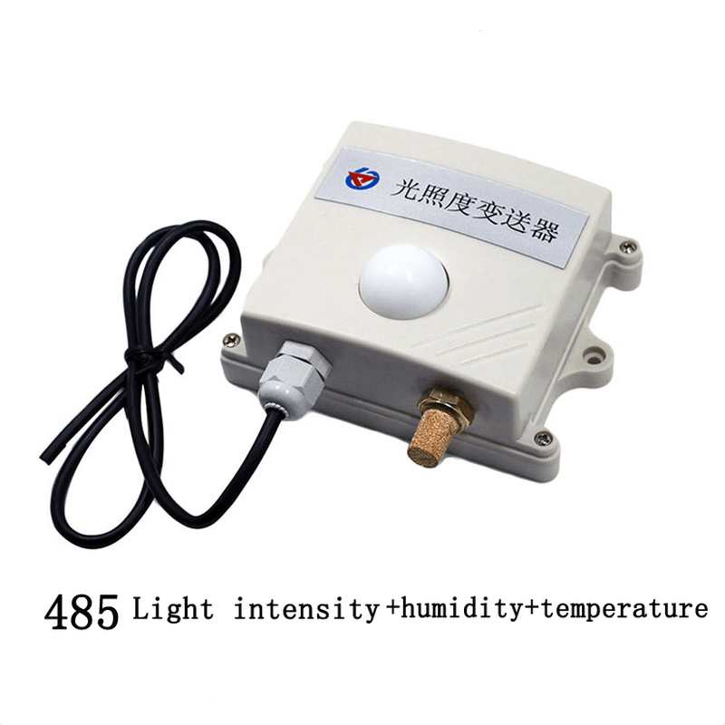RS485 3In1 Light Intensity Sensor Modbus Protocol Temperature and Humidity Transmitter Sensor - MRSLM