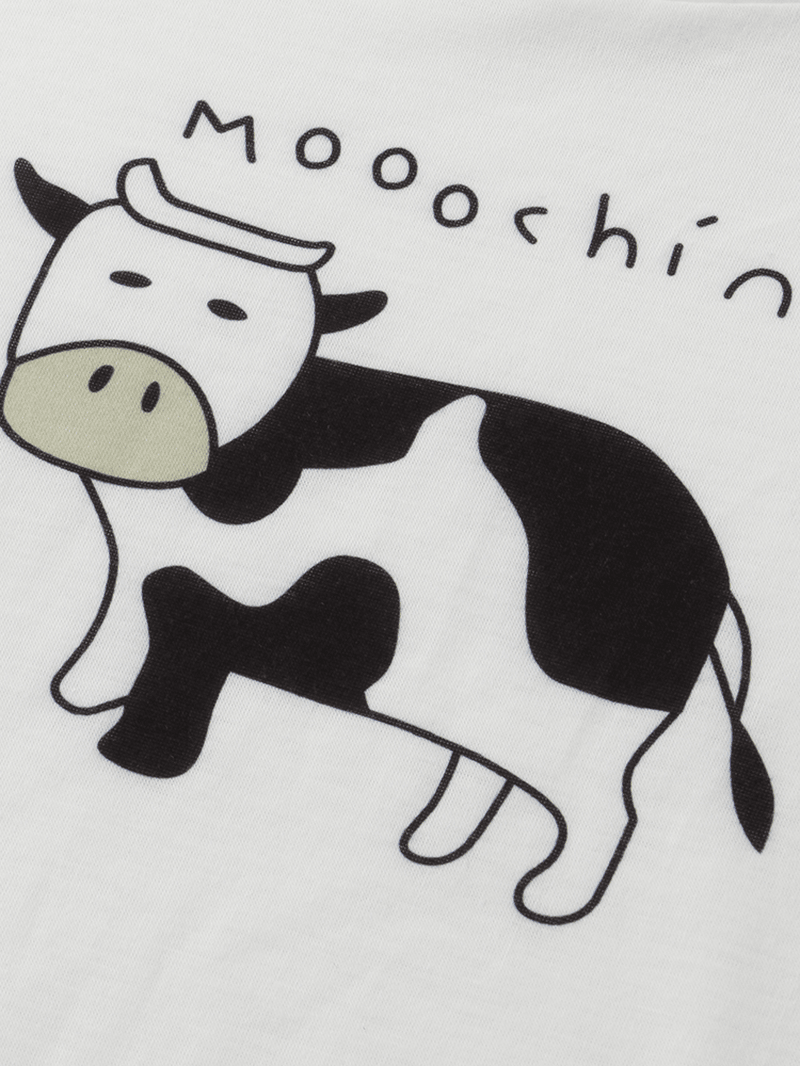 Women Cow Print Pajamas Short Set O-Neck Comfy Summer Sleepwear - MRSLM