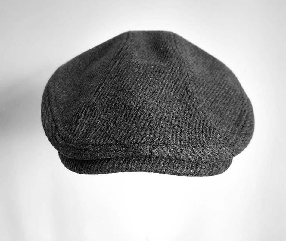 Hat Middle Aged Men'S Retro Literary Hat Beret Black Warm Cap - MRSLM