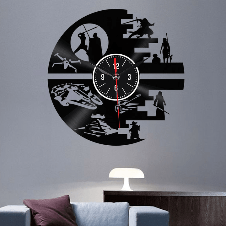 Emoyo EHJ94 Creative Wall Clock 3D Wall Clock Quartz Wall Clock for Home Office Decorations - MRSLM