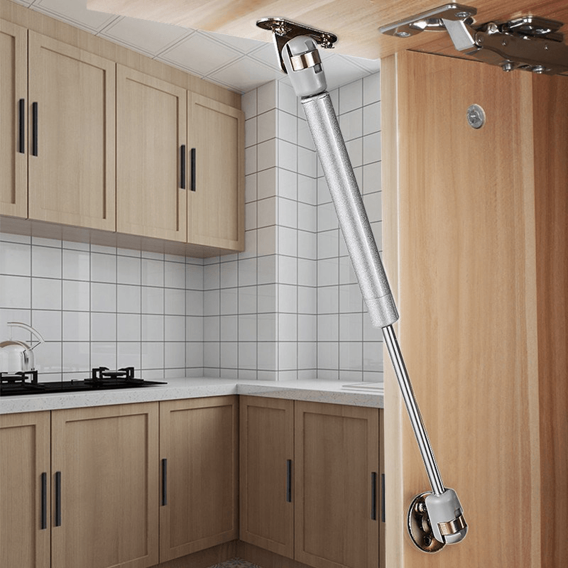 2Pcs 80-150N Hydraulic Gas Strut Lift Support Gas Pressure Spring Damper for Kitchen Cupboard Bookcases Door Hinges - MRSLM