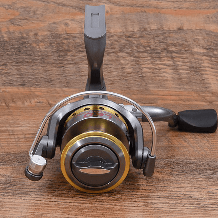 LEO LE Series 1000-7000 Metal Spinning Fishing Reel 8 Ball Bearings 5.5:1 Fishing Tackle - MRSLM