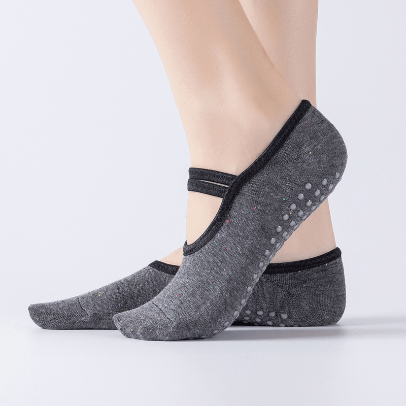 Women Cotton Non-Slip Yoga Socks - MRSLM
