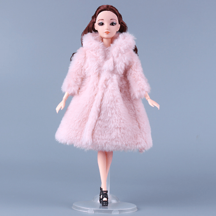 Doll Plush Coat Fashion Skirt Princess Costume Dress - MRSLM