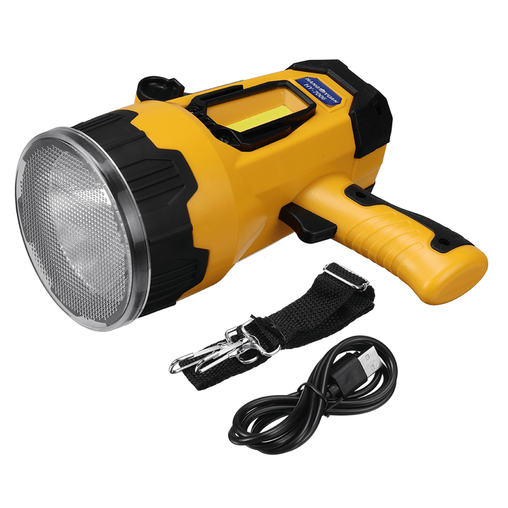 4400Mah Spotlight Flashlight LED Lumen Rechargeable Super Bright Waterproof Outdoor Camping Hunting Night Vision Torch - MRSLM
