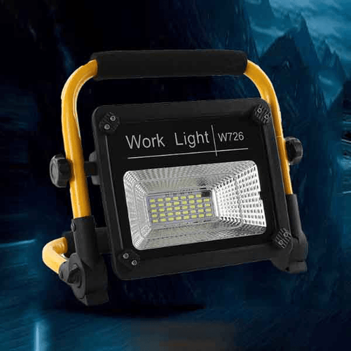 Ipree® W726 50W USB Rechargeable Floodlight Waterproof Camping Light 2 Modes Landscape Spot Lamp with Remote Control - MRSLM
