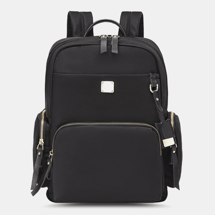 Women Oxford Large Capacity Multi-Pocket Backpack Casual 13.3/14 Inch Laptop Bag - MRSLM