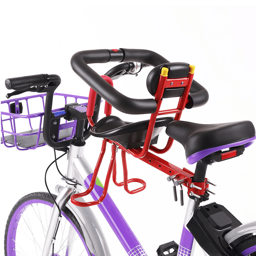 BIKIGHT Bike Kids Rack Mount Seat Protection Safety Quick Release Lock Cycling Children Front Saddle Chair Bike Accessories - MRSLM
