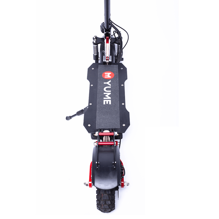 YUME YM-D5 Hydraulic Disc Brake Version 52V 2400W Dual Motor 23.4Ah Folding Electric Scooter 10Inch Vacuum Road Tires 65-70Km/H Top Speed 80Km Range Mileage Max Load 200Kg Scooter - MRSLM
